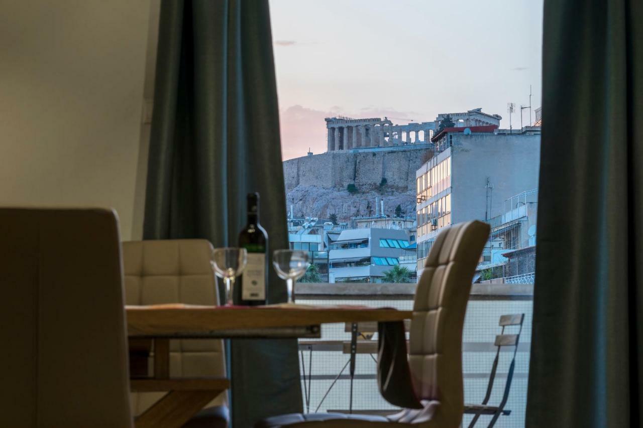 Bright 2 Bedrooms Apt. In The Heart Of Athens W Stunning Views To Acropolis 外观 照片